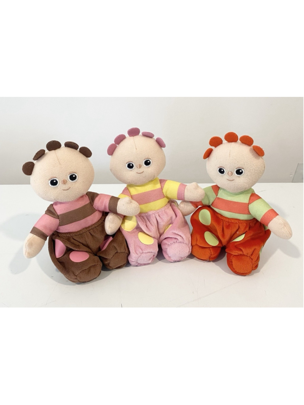 In the Night Garden Tombliboos Plush Set Unn Eee Ooo 7” Complete Trio Rare